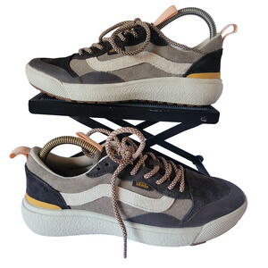 Vans Ultrarange Exo Brown Suede Yellow Ultracush Shoes M7 W8.5 Streetwear